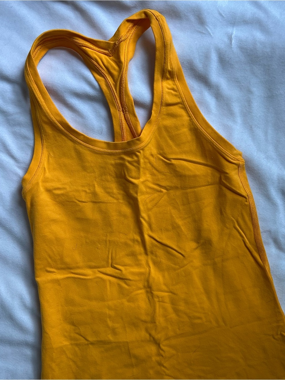 Lululemon Cool Racerback Tank Top Yellow/Orange